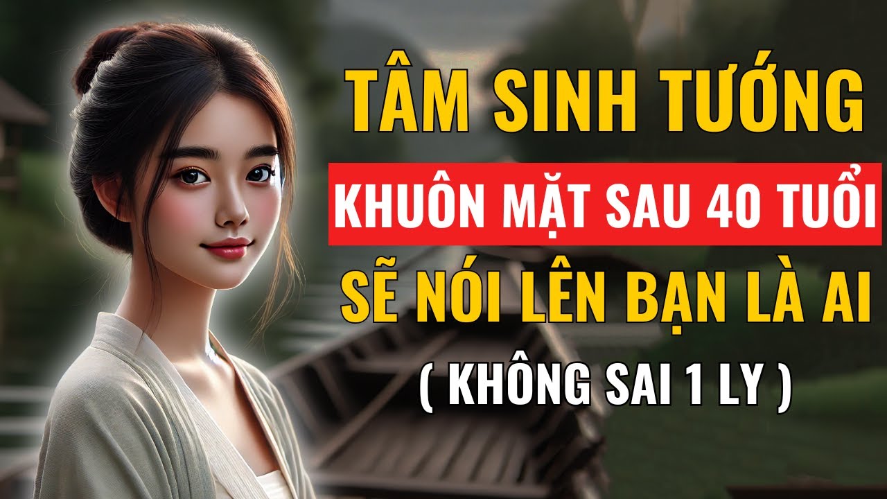 Tâm Sinh Tướng: Vì sao Sau 40 tuổi bạn phải chịu trách nhiệm về Tướng mạo của mình !