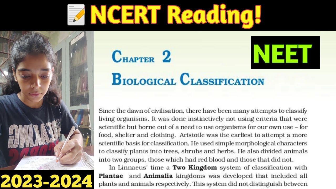 Biological Classification. NCERT Class 11 Biology Audiobook |  NCERT Reading (Chp.2) @HiddenStrateG