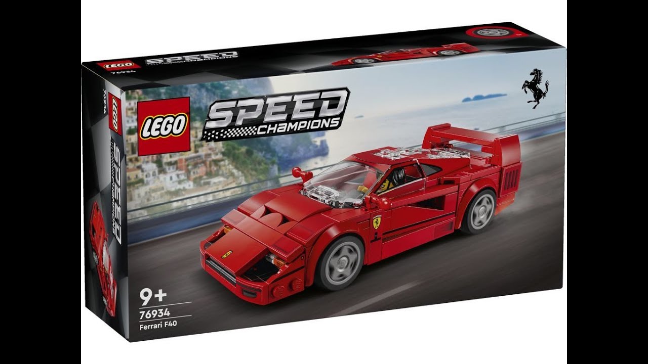 LEGO Speed Champions | Supersamochód Ferrari F40 #76934 | #5