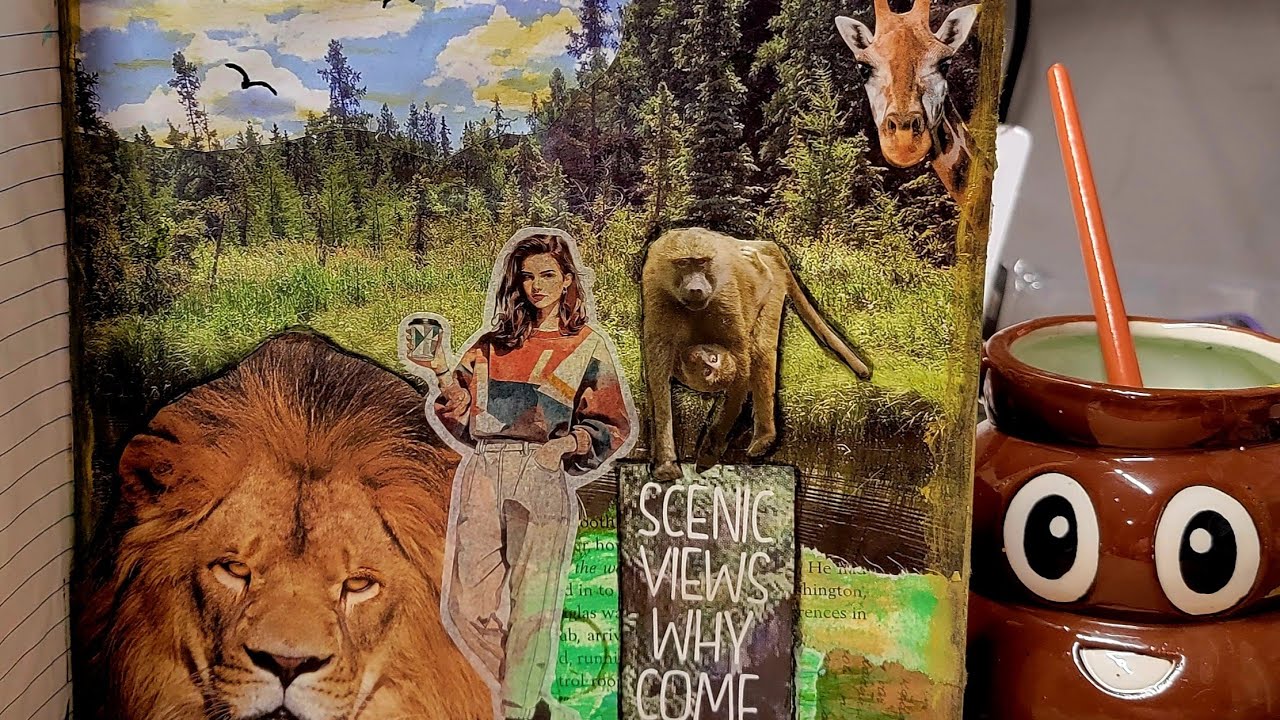 #art #journal #collage in My Quiet Corner