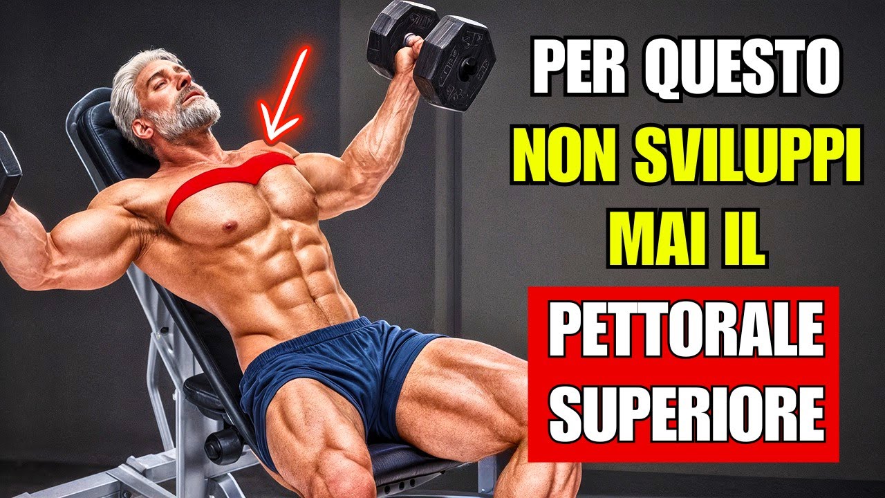 IL VERO MOTIVO PER CUI IL 90% DEGLI UOMINI SOPRA I 40 ANNI NON RIESCE MAI A SVILUPPARE IL PETTORALE