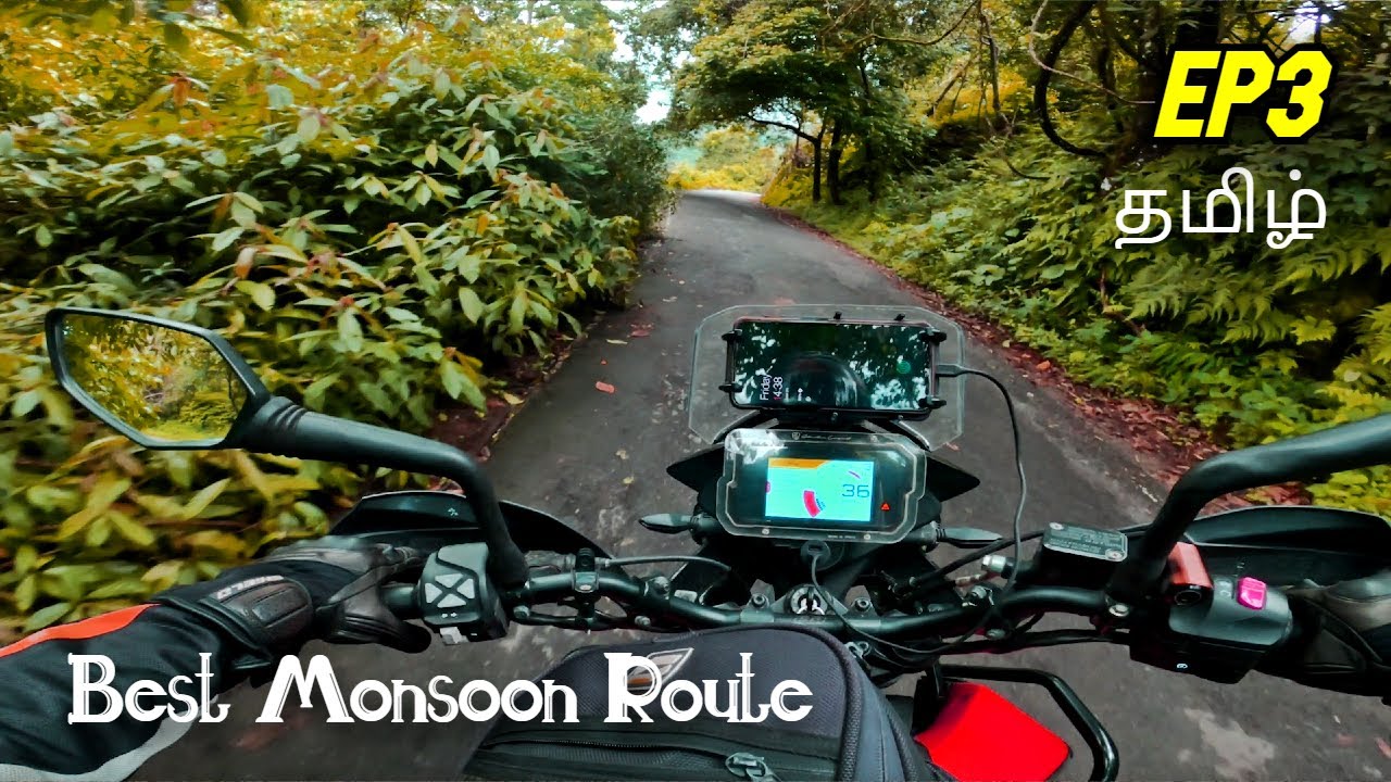 Valparai to Athirapally Forest Route  - Bike Ride 😍 | Be Careful Of Elephants 😱 EP3