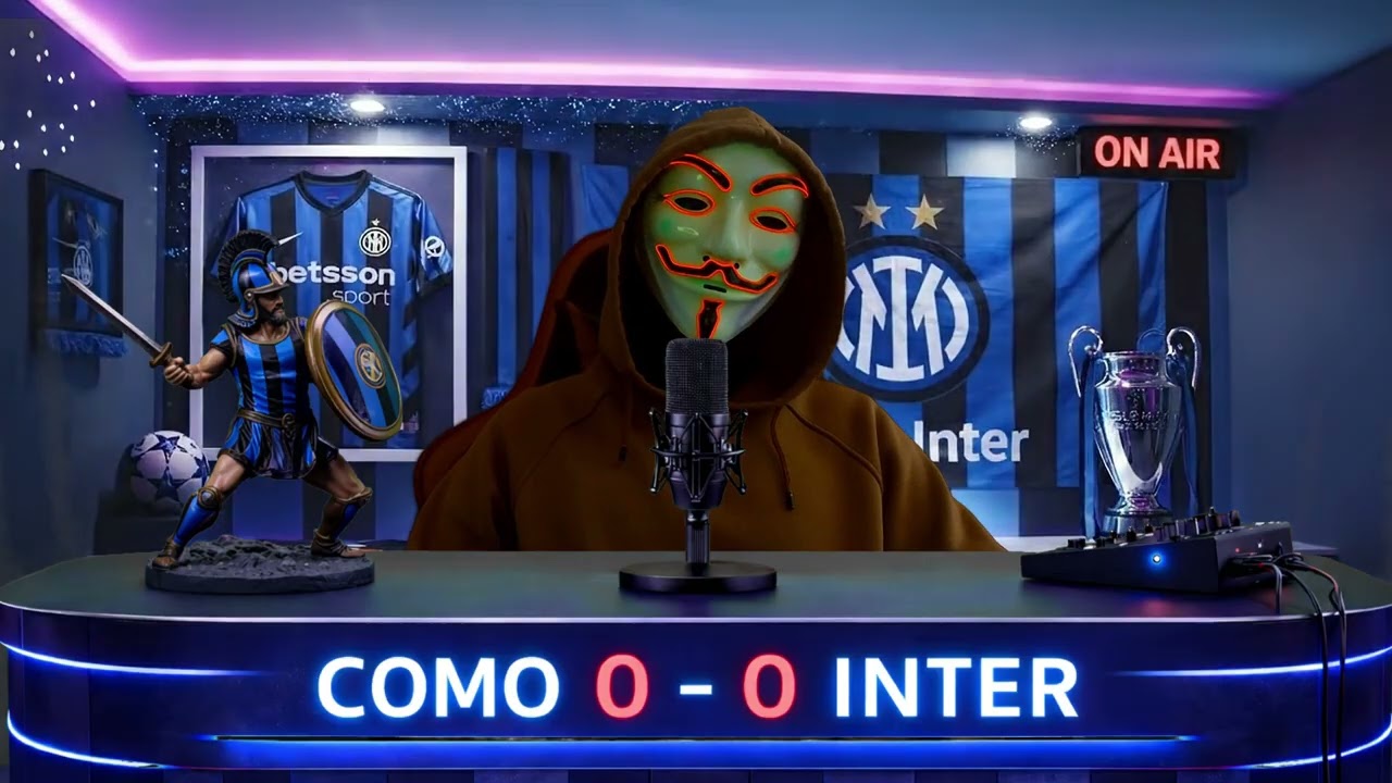 COMO - INTER 0-0 : RIGORE NETTO SU BISSECK E SOLITI FISCHI A BASTONI.