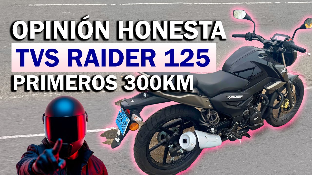 TVS Raider 125 en 2025, lo bueno y lo malo. Primeros 300km No la compres sin verlo antes #tvsraider