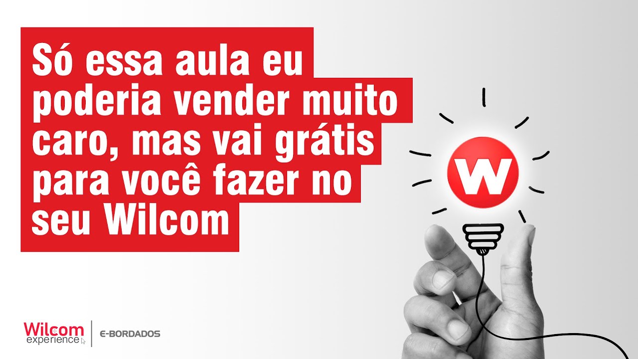 Só essa aula eu poderia vender muito caro, mas vai grátis para você fazer no seu Wilcom | E-Bordados