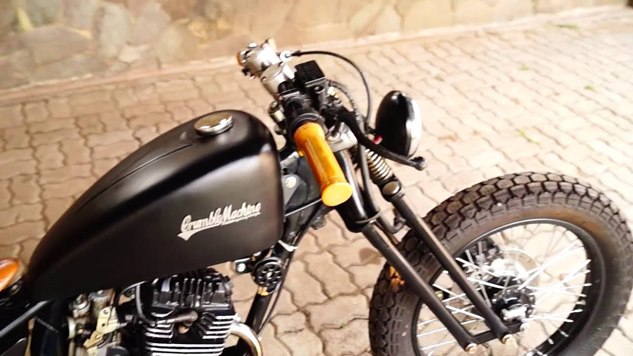 Bobber Custom Honda Mega Pro by Crumble Machine Motorcycles Garage