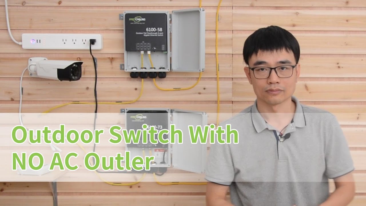 How to install Outdoor PoE Switch without AC Outlet