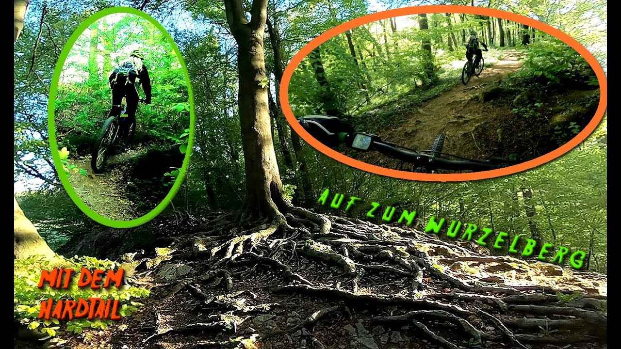 MTB BergZiege auf Tiroler Wurzel Berg Trails Bielefeld / die Raudis sind los! / CUBE E-MTB Hardtail