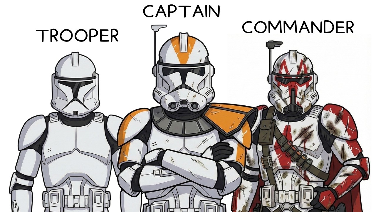 What It's Like to be Every Star Wars Clone Trooper Rank