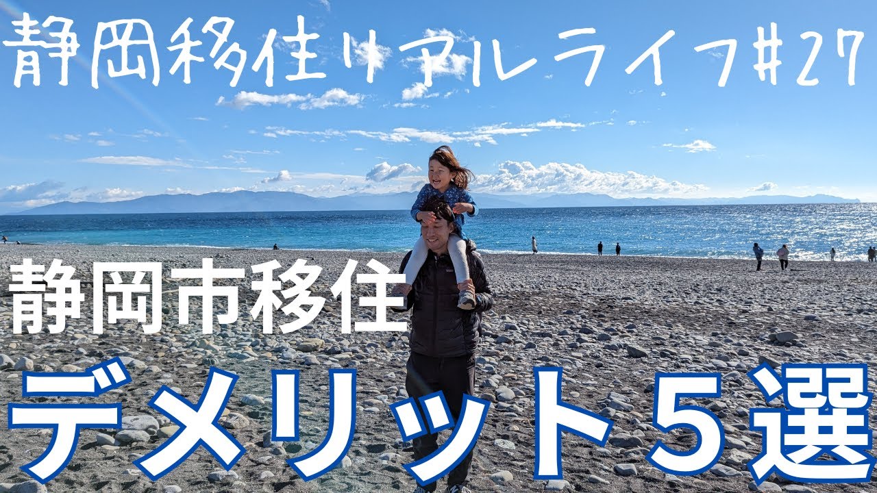 【静岡移住Vlog】静岡市生活のリアル！1年後に気づいた５つのデメリット