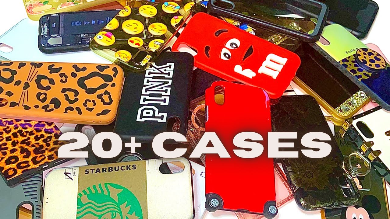 HUGE IPHONE X/XS/XS PLUS CASE HAUL/ CASE COLLECTION 20+ ReviewMyLifeNYC