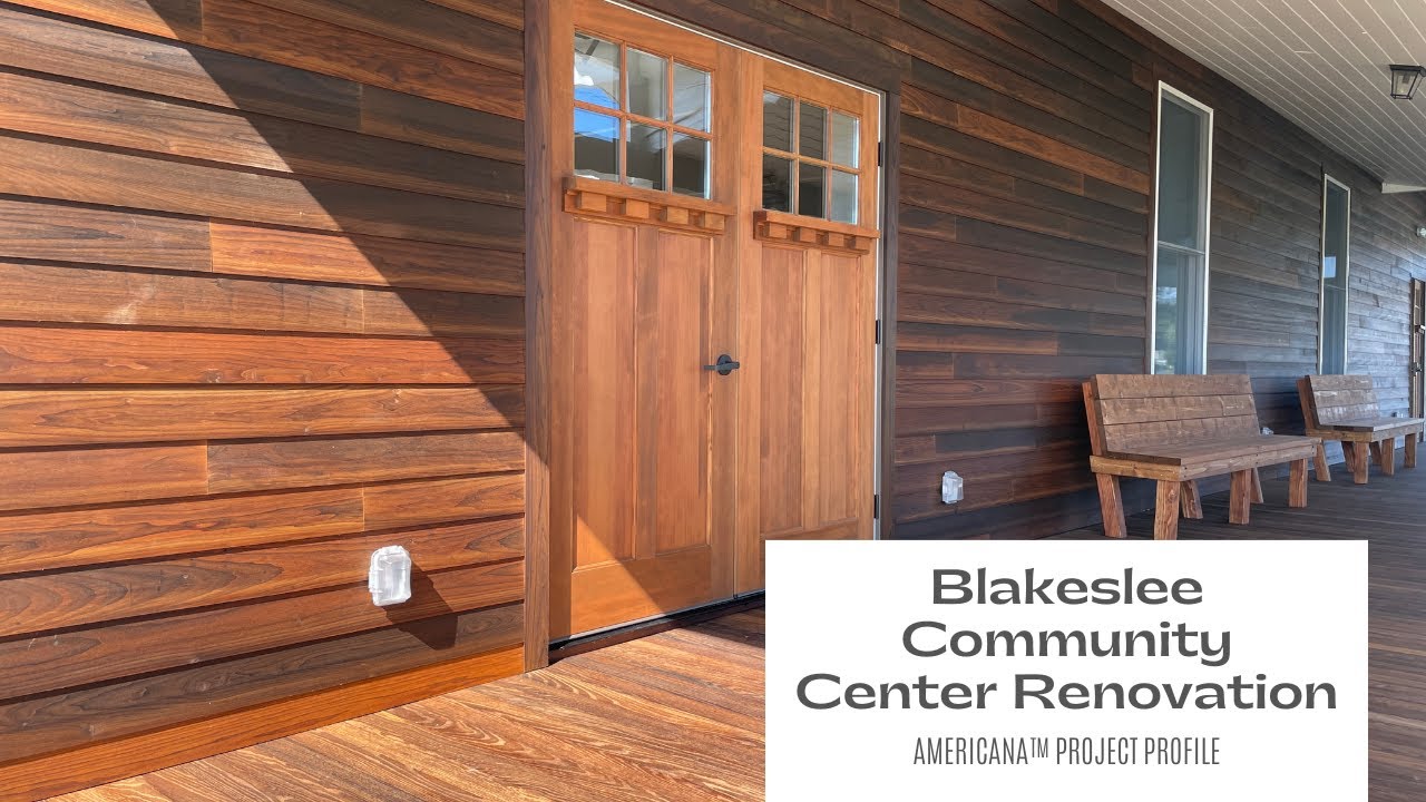 Preserving History with Americana&trade;: Blakeslee Community Center Renovation