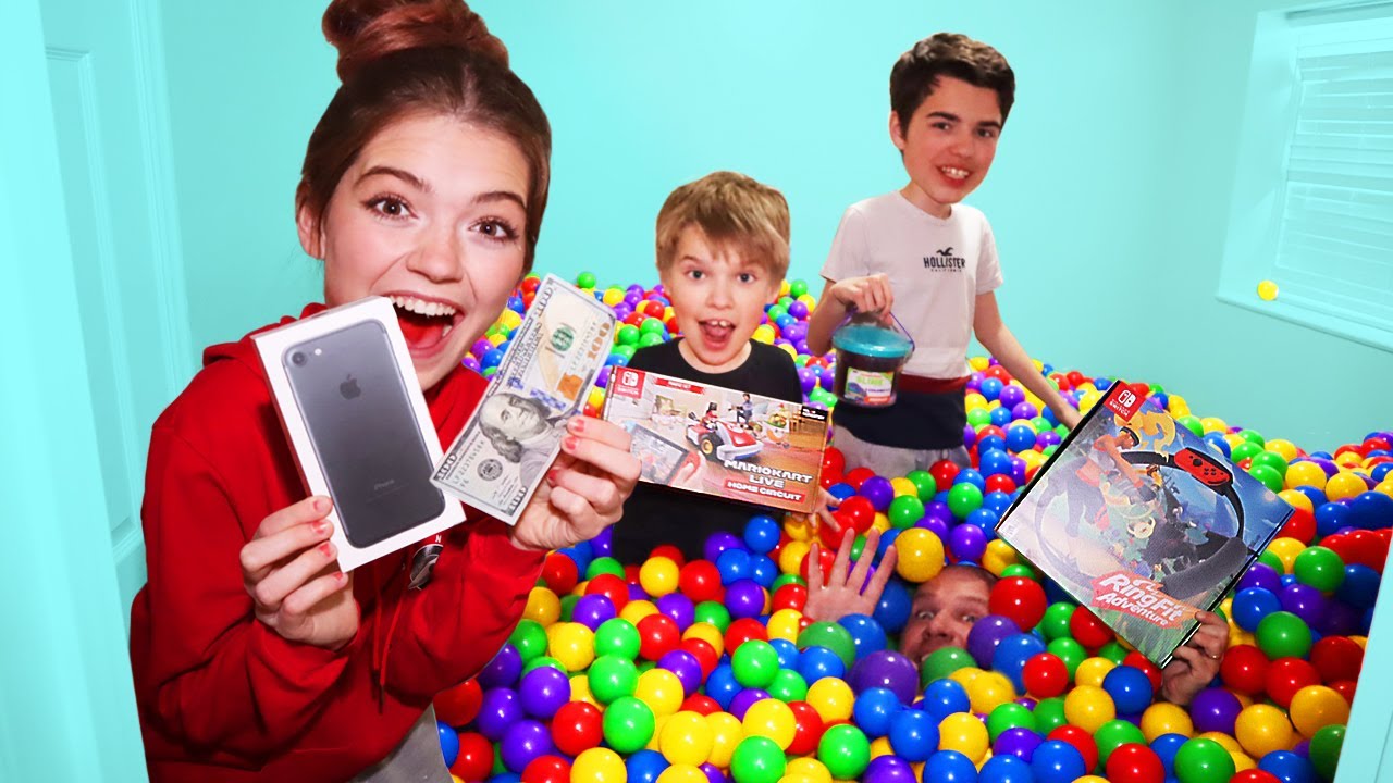 Whatever You Find In The Ball Pit Balls You Keep!