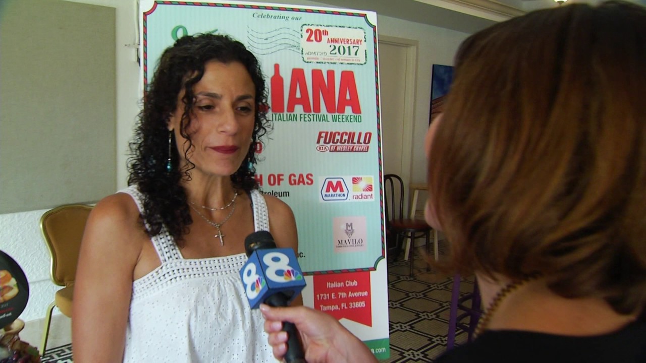 Gayle Guyardo visits The Italian Club in Ybor City for Festa Italiana