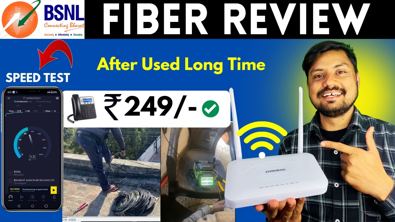 BSNL Fiber After 1 Year 😍 Speed Test, Problems & Plans | Buy or Not in 2026?