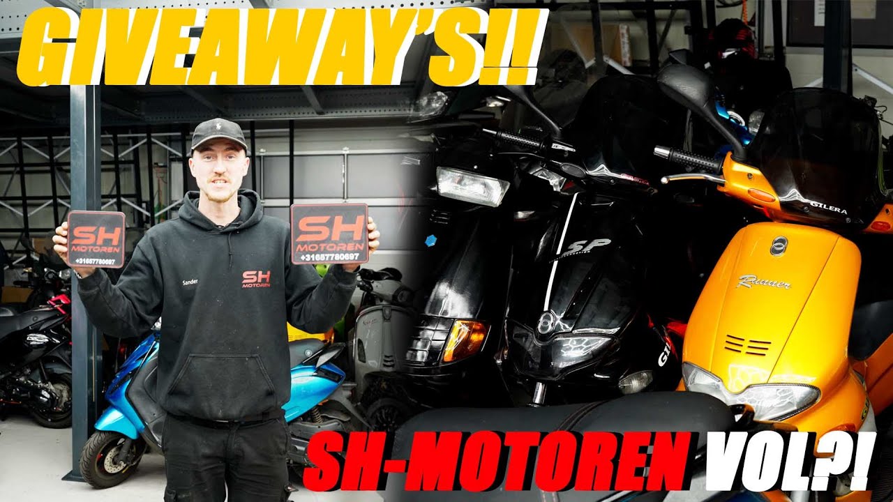 SH-MOTOREN ZAAK TE VOL?! GIVEAWAYS!!