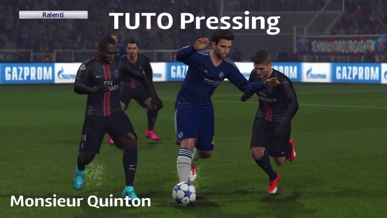 PES 2016 : Tuto Pressing (Valable sur PES 2019)