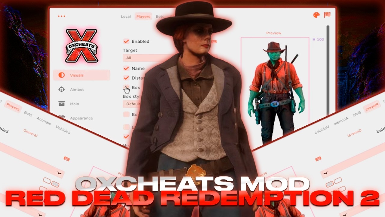 **Greated** 0XCheats Mod - Red Dead Redemption 2 | Best Mod Menu RDR Online | Many Functions | FREE