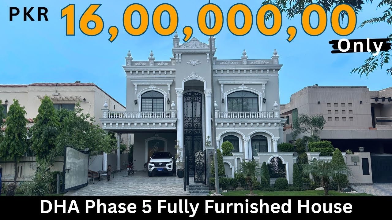 1 Kanal Fully Furnished House 🏡 For Sale In DHA Lahore Phase 5