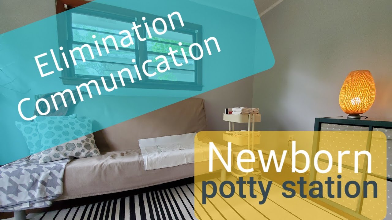 Elimination Communication Newborn potty station *daytime*