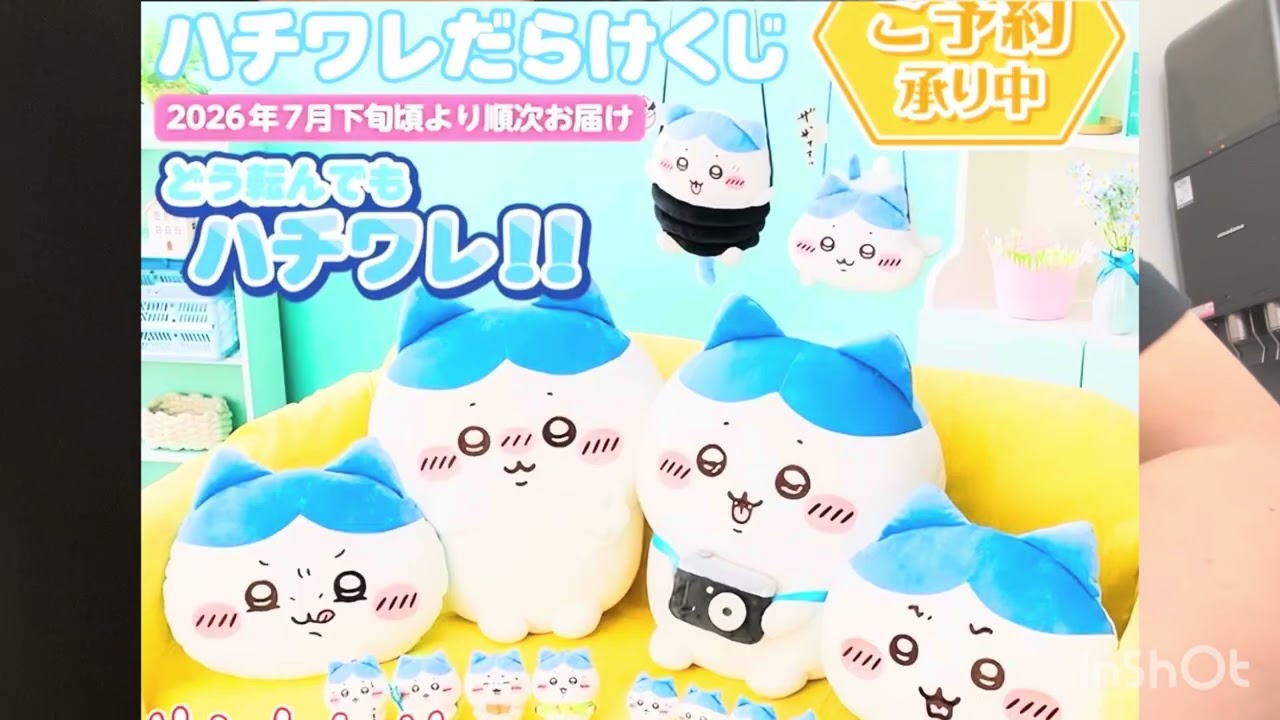ちいかわ&ハチワレだらけくじが来るー⁉️