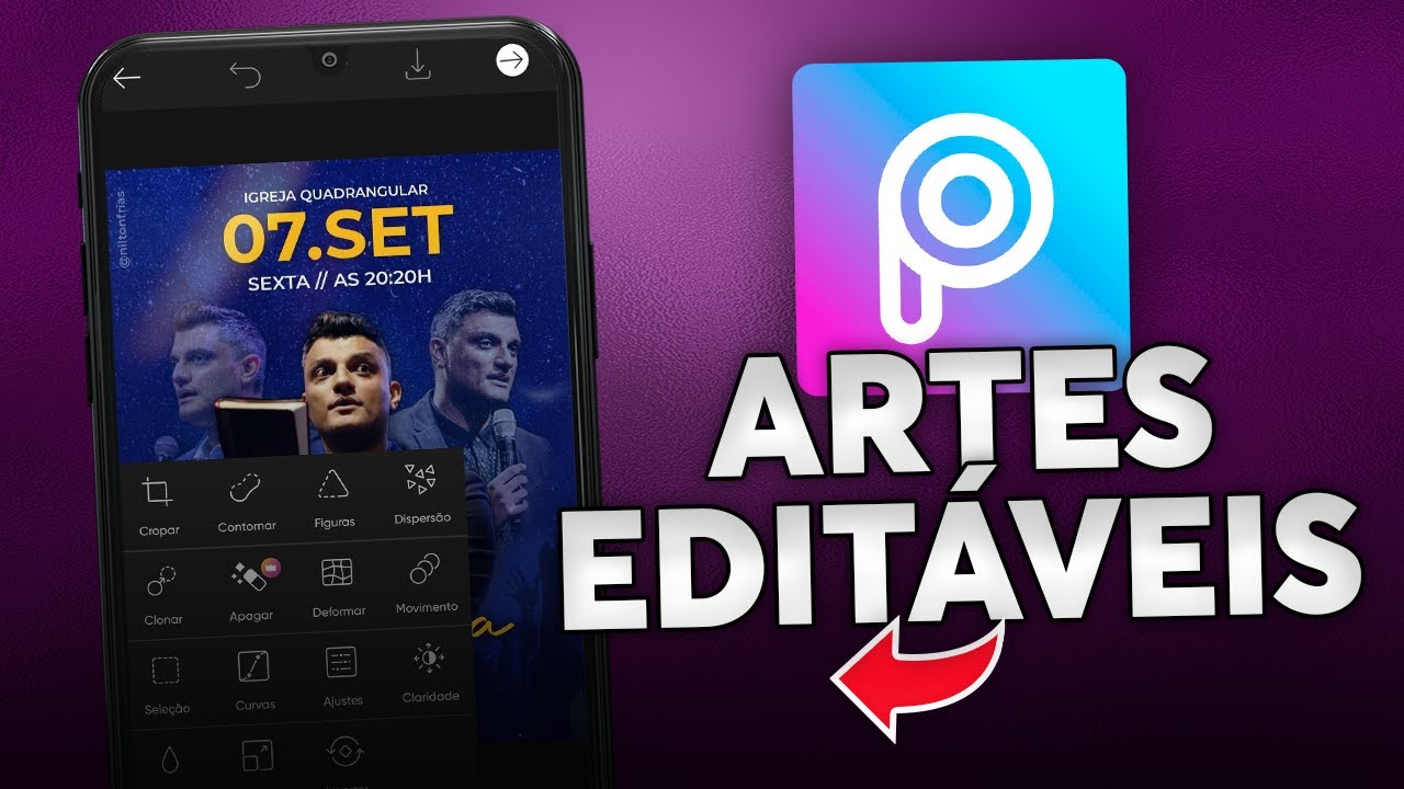 COMO SALVAR ARTES EDITÁVEIS NO #PICSART
