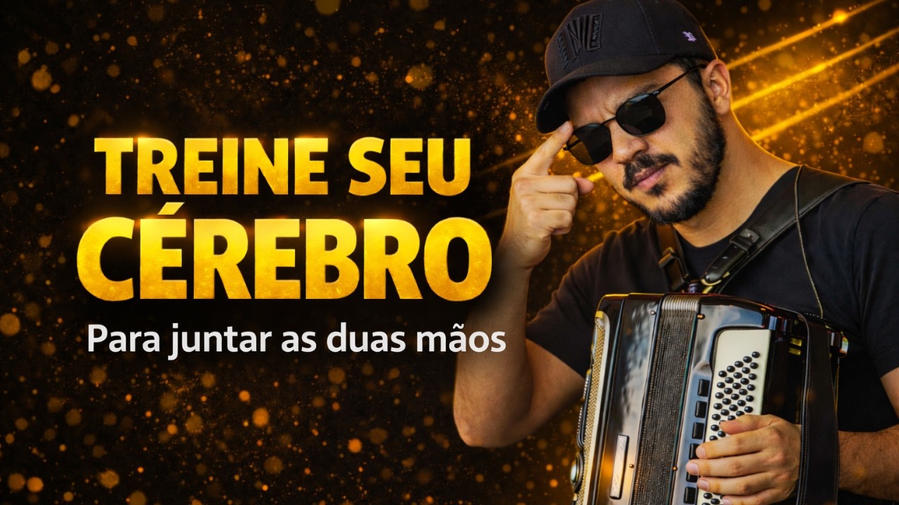 Exercício de foco para juntar as duas mãos na sanfona e acordeon (iniciante)