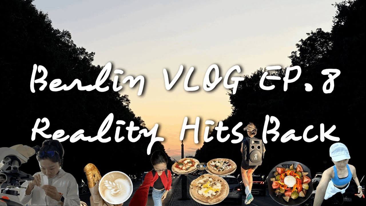 eng)[EP.8] Berlin VLOG 현실 복귀: 실험실, 러닝, 시험기간 고군분투 || Reality Hits Back: Lab Work, Runs & Exam Hustle