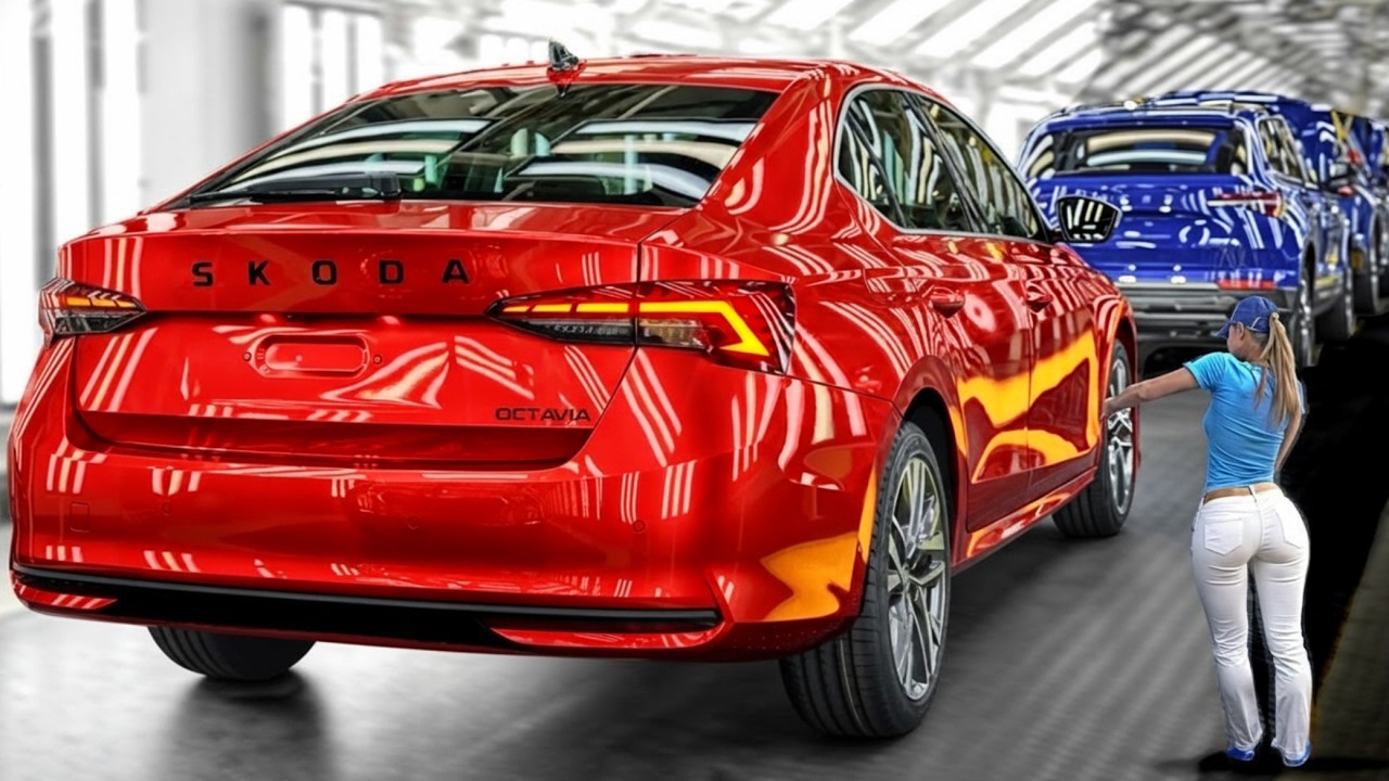 Škoda Manufacturing process & Assembly line: How Skoda Builds Karoq, Kamiq & New Elroq Factory Tour