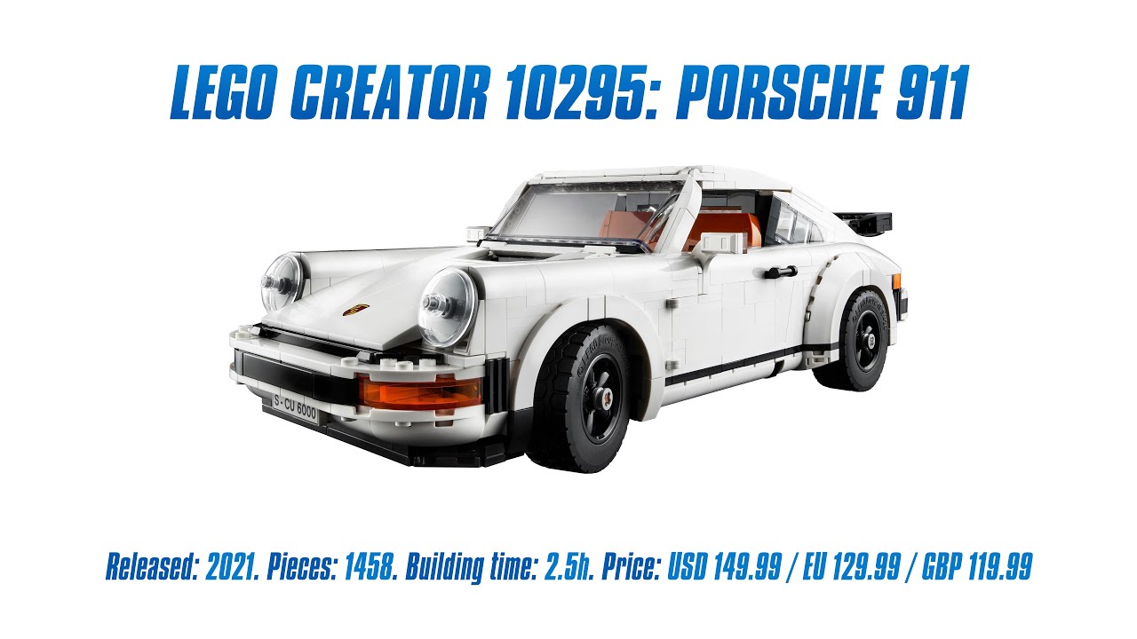 LEGO 10295: Porsche 911 Turbo/Targa: In-depth Review, Speed Build & Parts List
