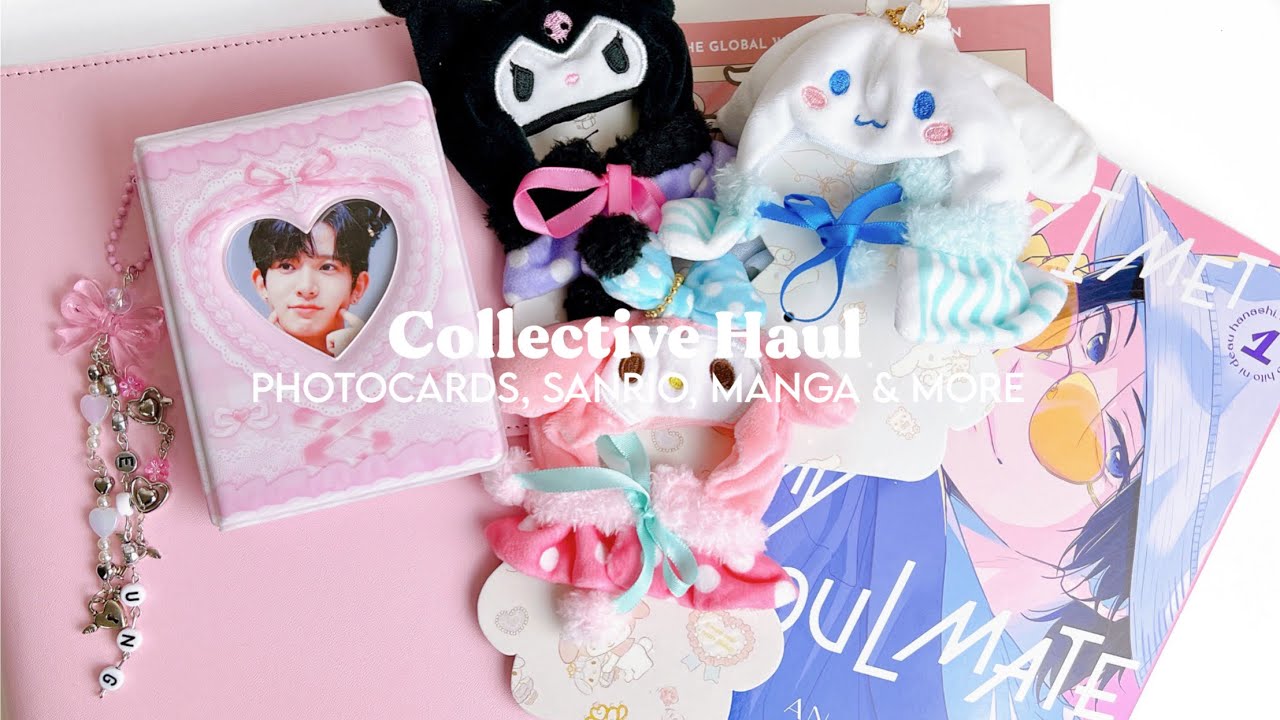 Kpop/Manga/Aliexpress Haul | Photocard holders, Sanrio, Cute Stationary ༘⋆🌷🫧💭₊˚ෆ