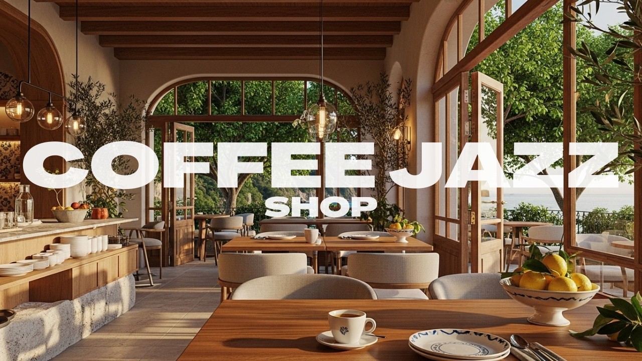 Coffee Shop with Smooth Jazz for Focus and Work in a Quiet Indoor Space | Deep Concentration