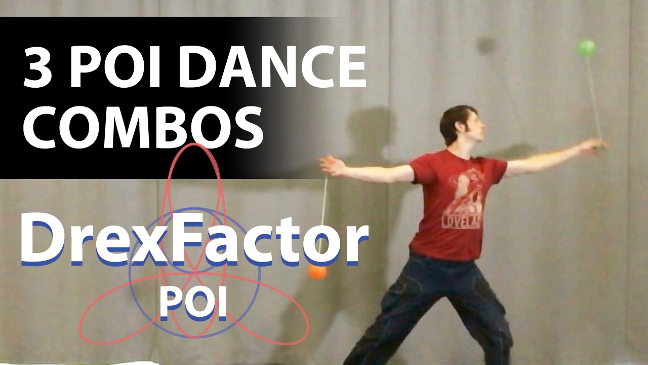 Learn to Poi Dance: How to do 3 combos with choreography!
