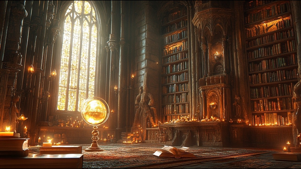 The Wizard’s Tower at Dawn  Fantasy Music for Deep Focus & Studying (1.5 Hours)