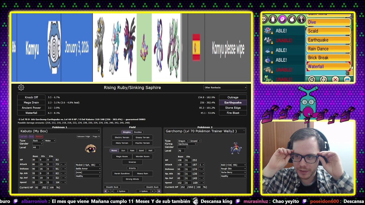 RISING RUBY HARDCORE NUZLOCKE + | Wally con suerte que hay poco tiempo [18]