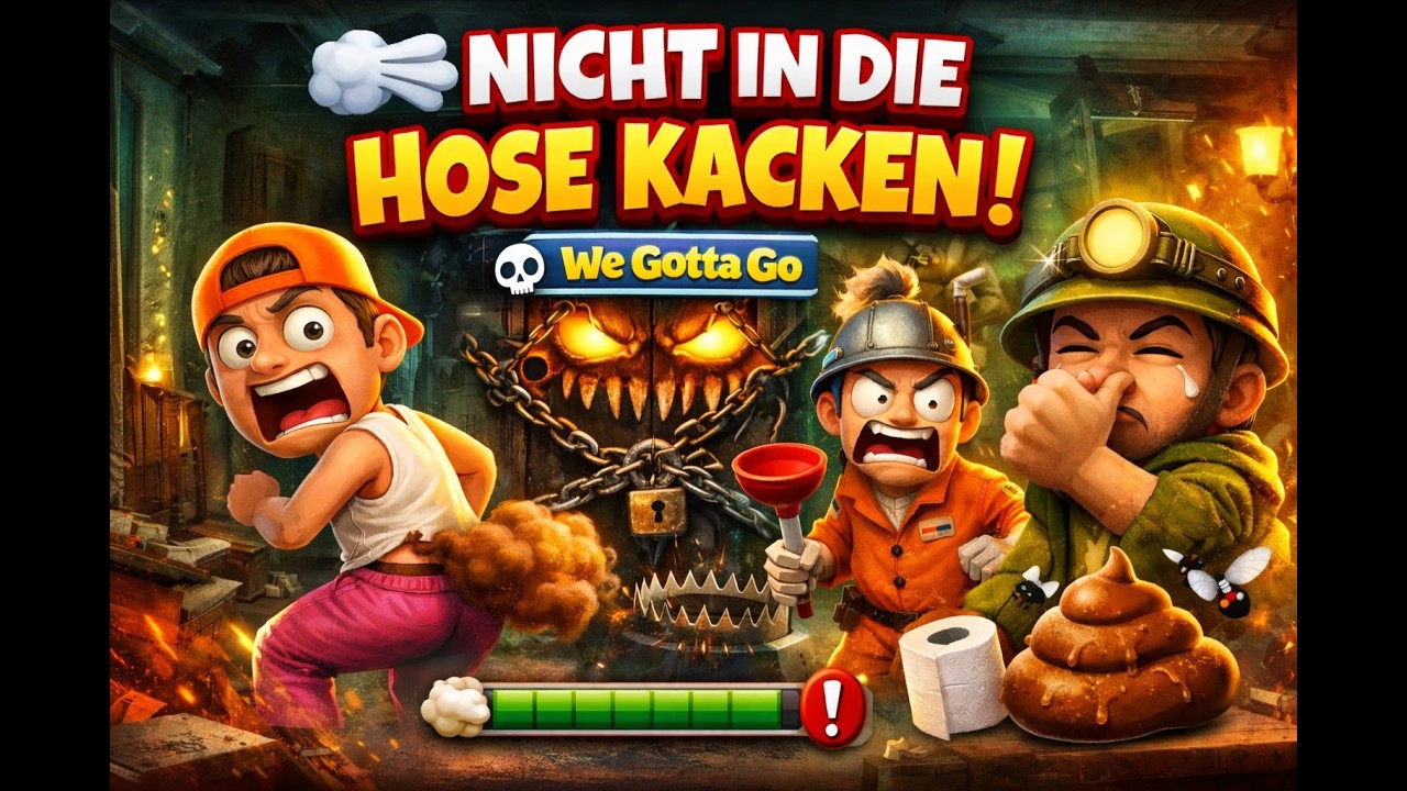 We Gotta Go (Demo)💨 Wir müssen furzen um zu überleben! 🤣 Chaos im Geisterhaus | Koop Horror Comedy