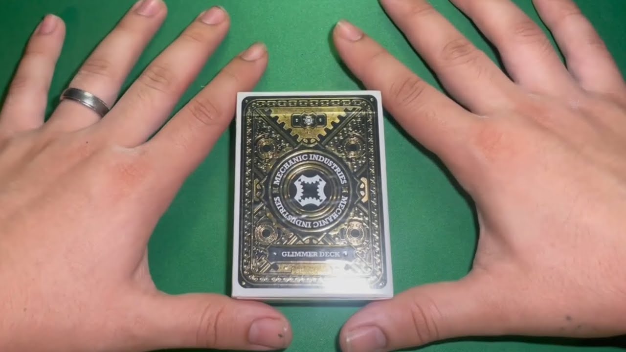 Mechanic Industries Glimmer Deck Marked Cards Deck Unboxing #USPCC