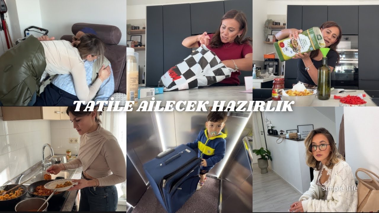 DEV ALIŞVERİŞİM İLE TATİLE HAZIRLIK🛍️ &Ouml;NCE &Ccedil;OCUKLARI YOLCU ETTİM