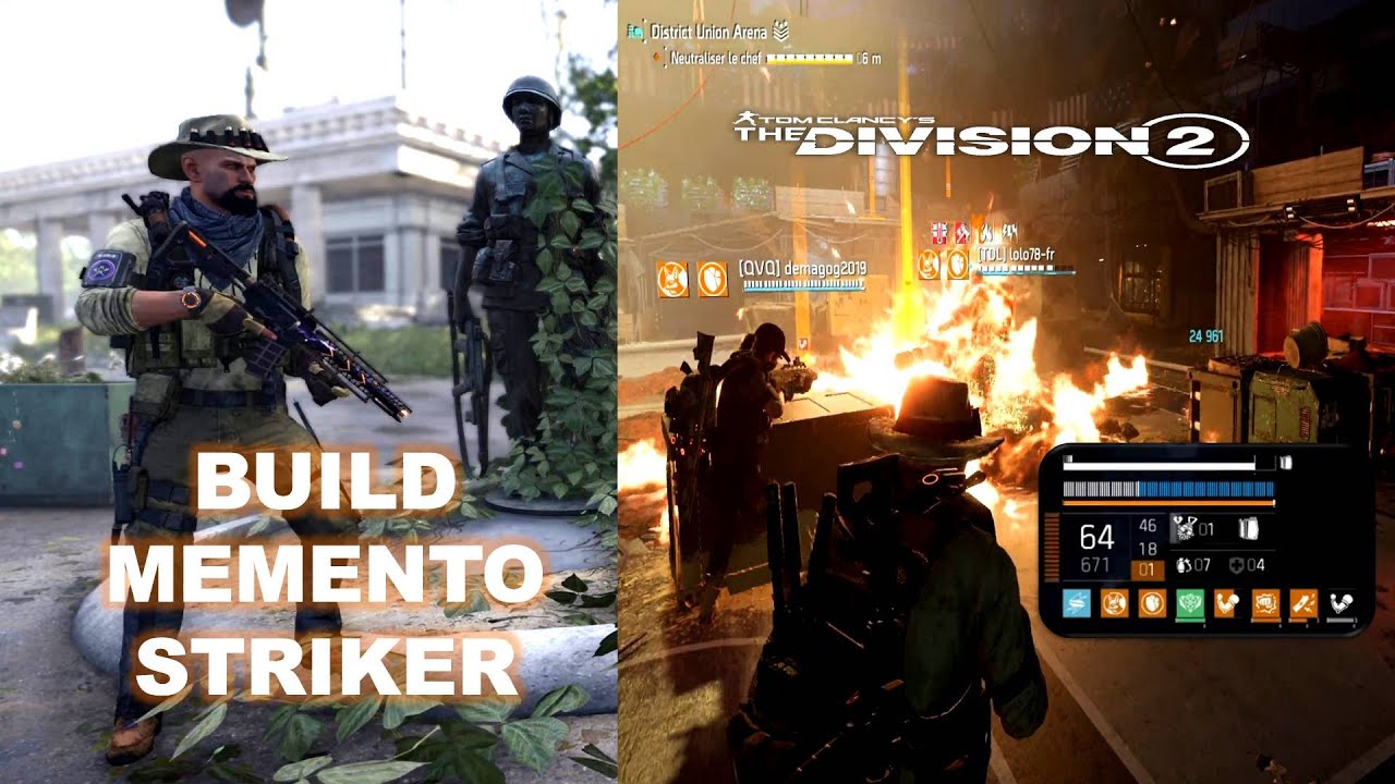 THE DIVISION 2 BUILD MEMENTO STRIKER 2K