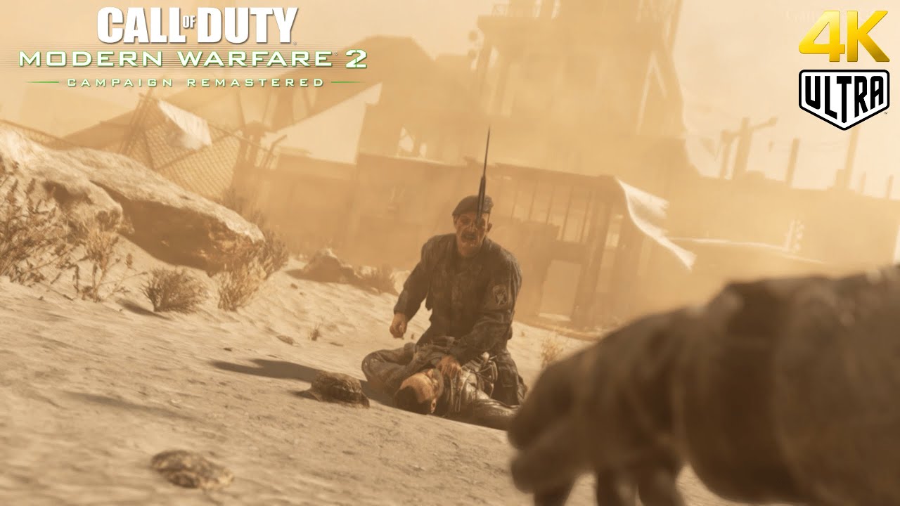 Modern Warfare 2 Campaign Remastered End Scene [4K/60FPS]