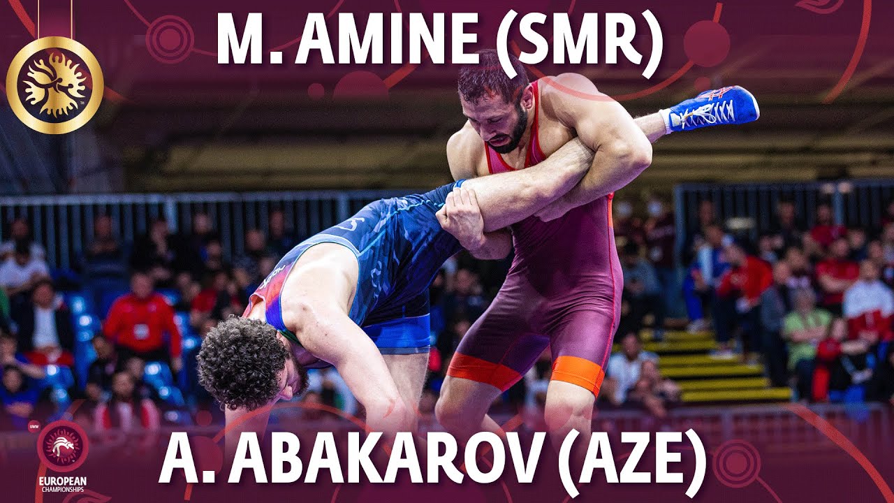 Myles Nazem Amine (SMR) vs Abubakr Abakarov (AZE) - Final // European Championships 2022