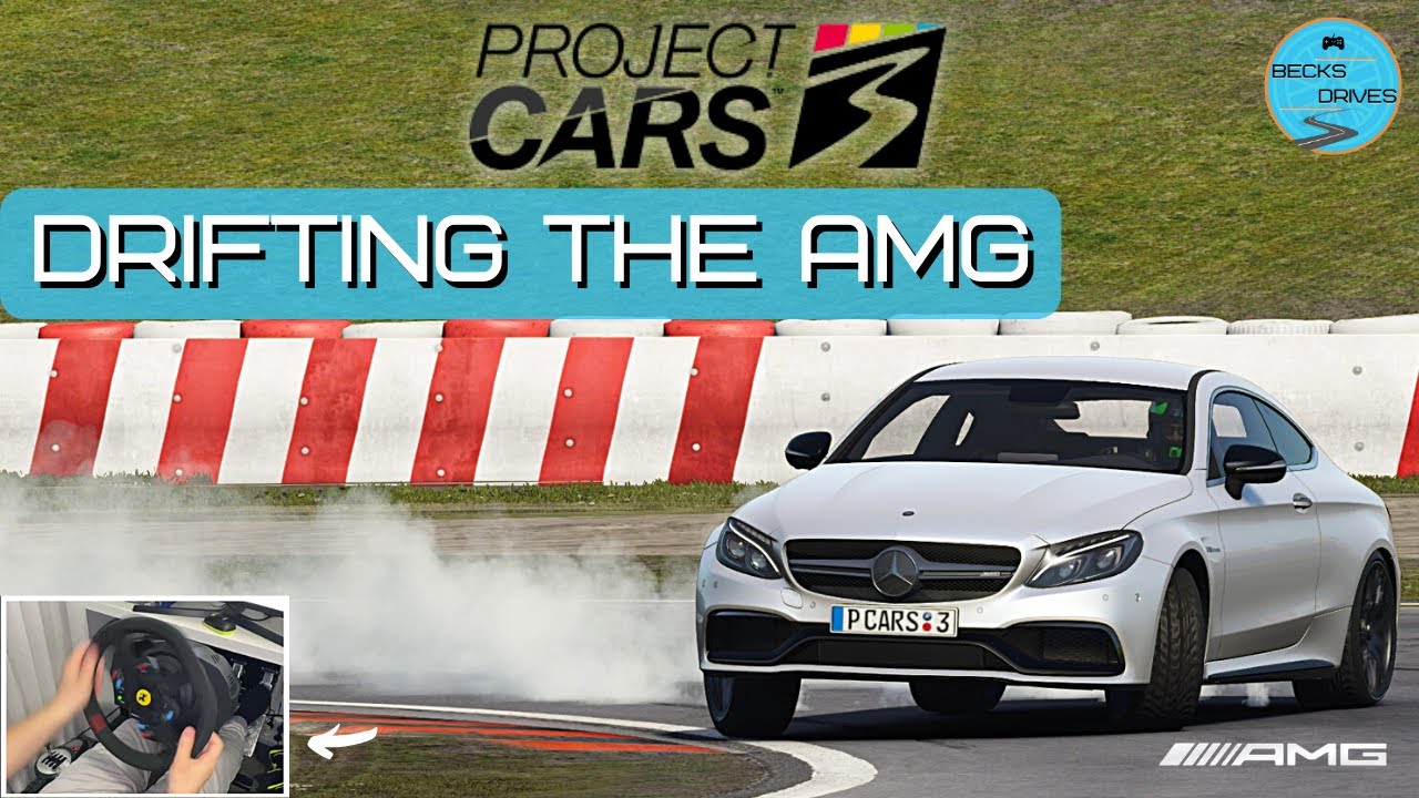 Project CARS 3 Drifting - C63 AMG with Thrustmaster T300 Steering Wheel - PC Gameplay 1440p60