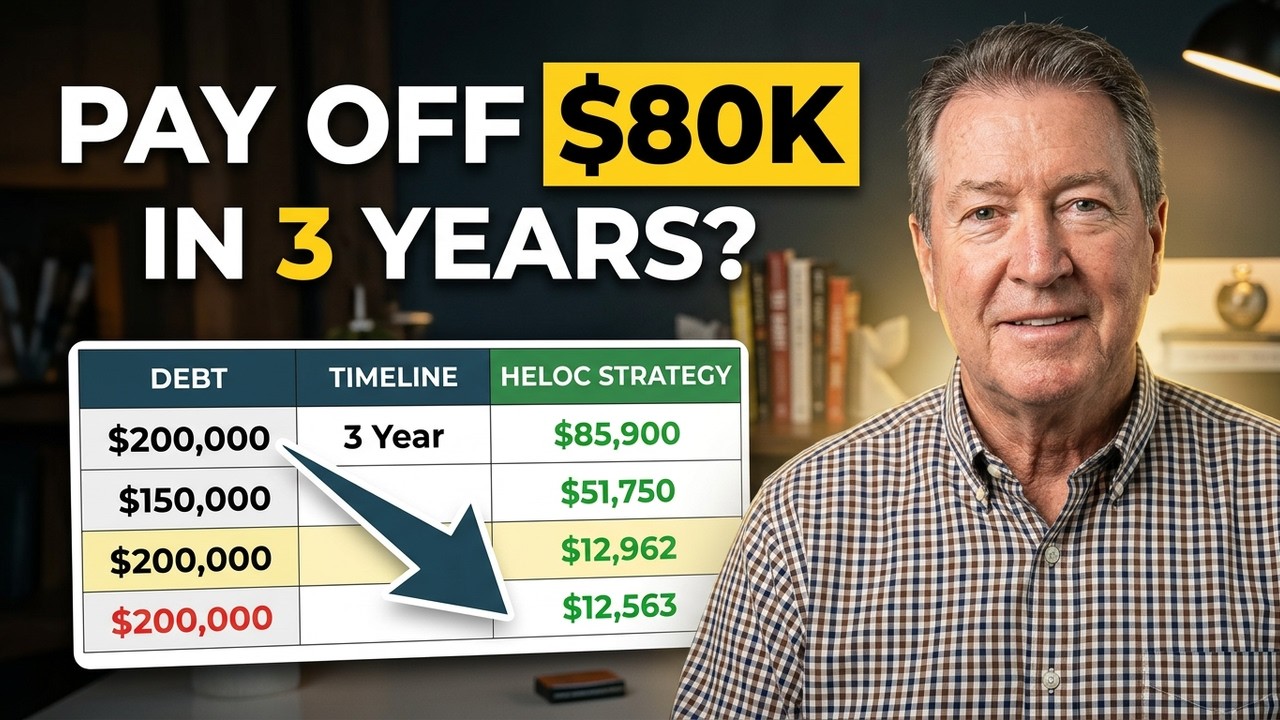 Pay Off $80K in Debt in 3 Years? The HELOC Strategy That Really Works