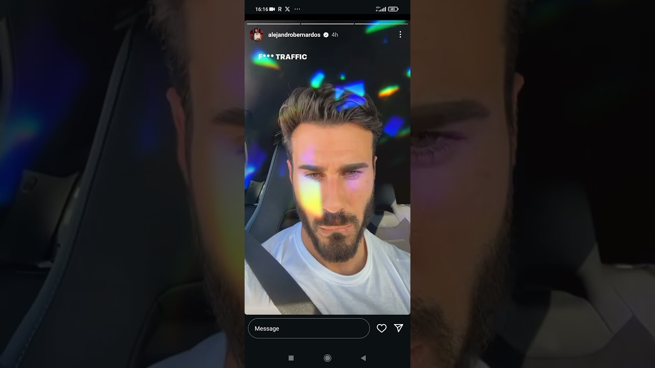 Alejandro Bernardos instagram story