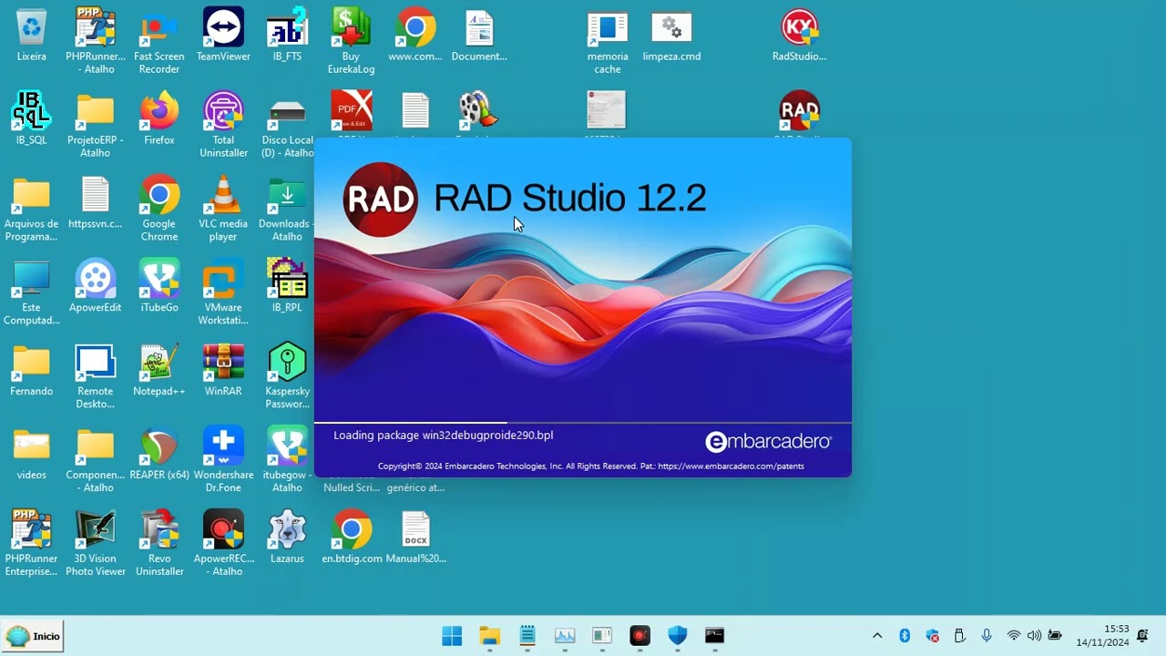 EurekaLog para Delphi 12 Athens Como instalar no Rad Studio atenas componente Rad Studio embarcadero
