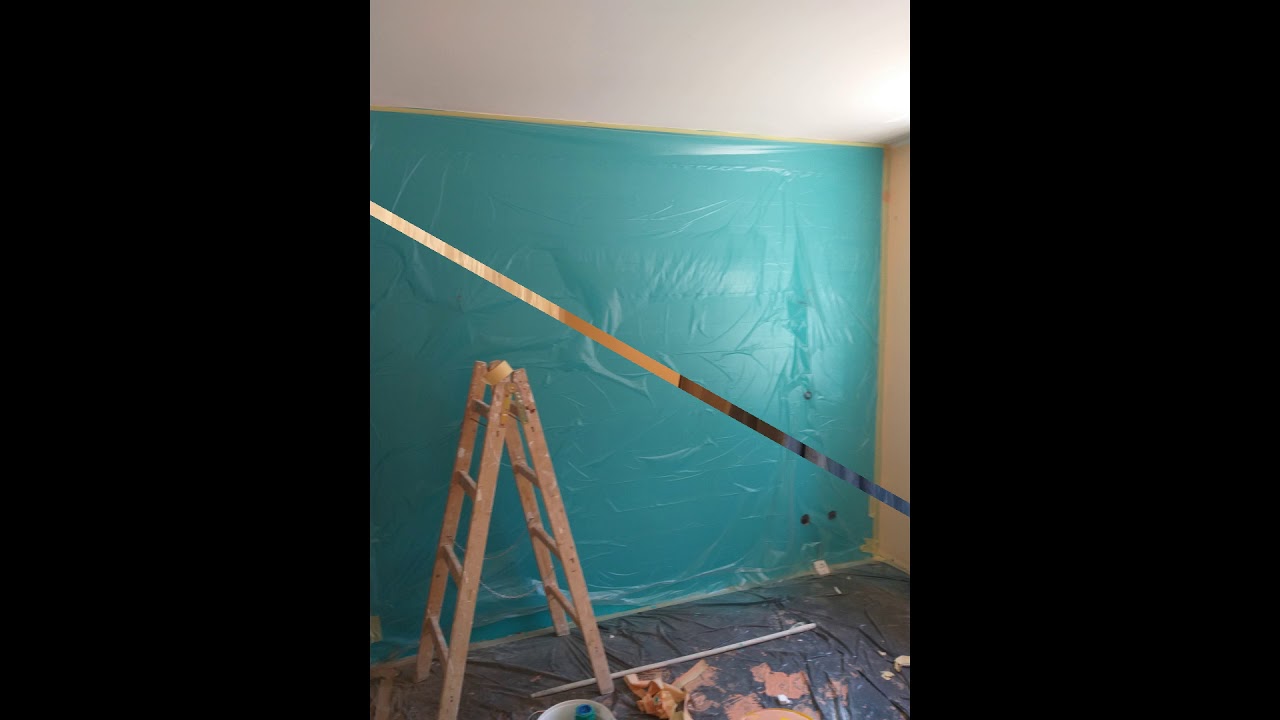Aviatiei - apartament zugravit in sistem airless la 2 culori