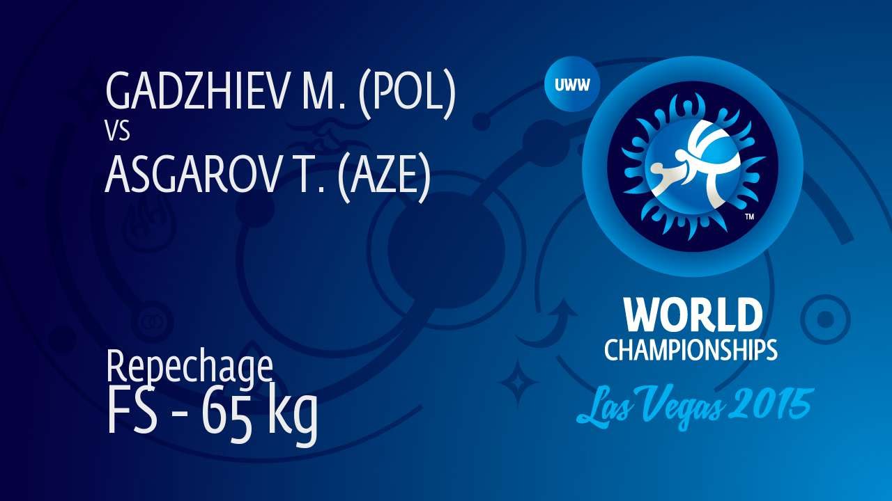 Repechage FS - 65 kg: T. ASGAROV (AZE) df. M. GADZHIEV (POL), 13-3