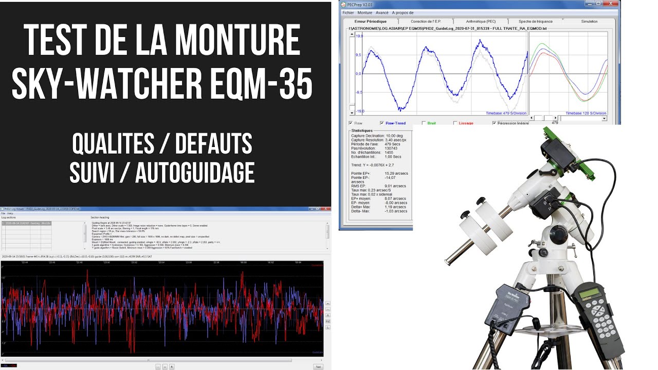 Test de la monture Sky-Watcher EQM-35 Pro