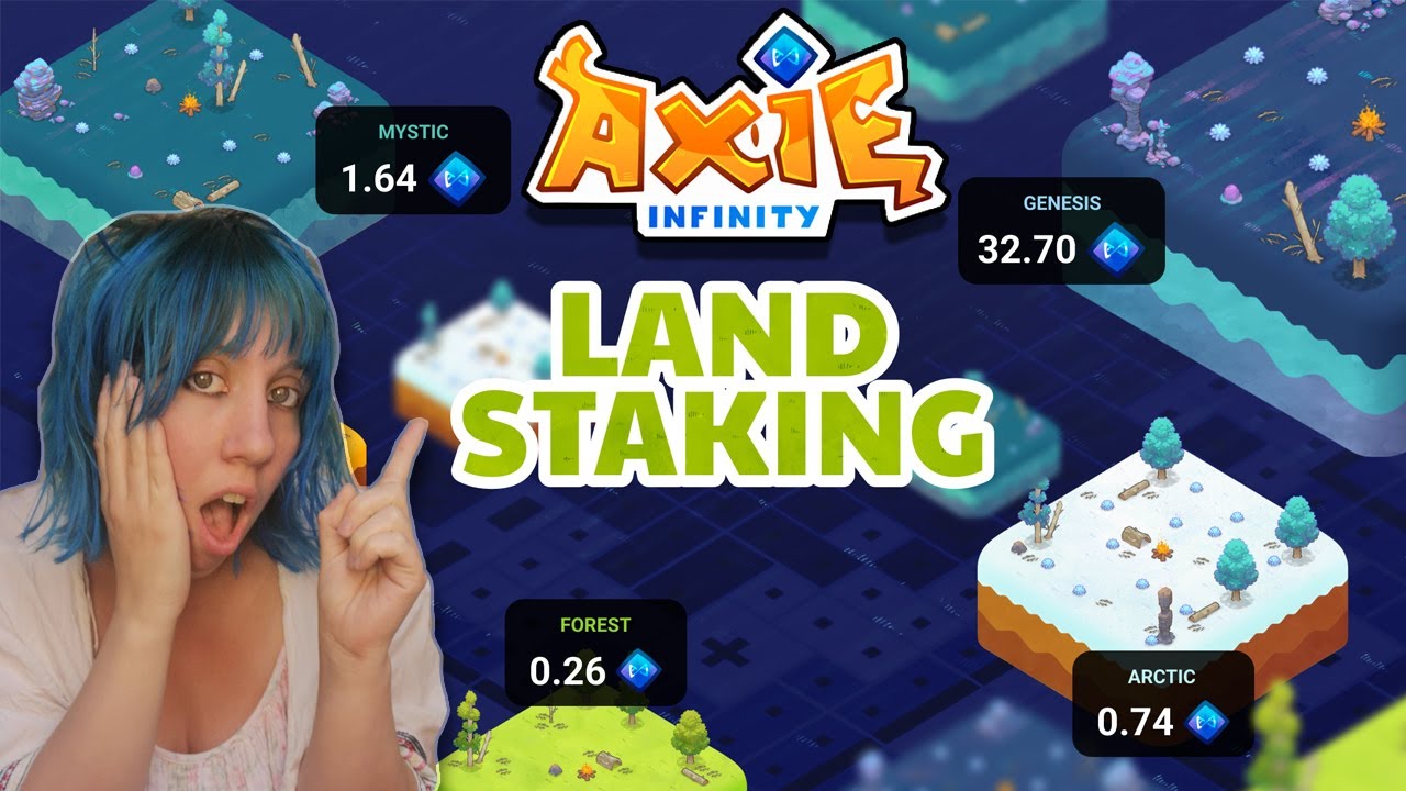 Axie Infinity - Stake Land Earn $$ AXS $$