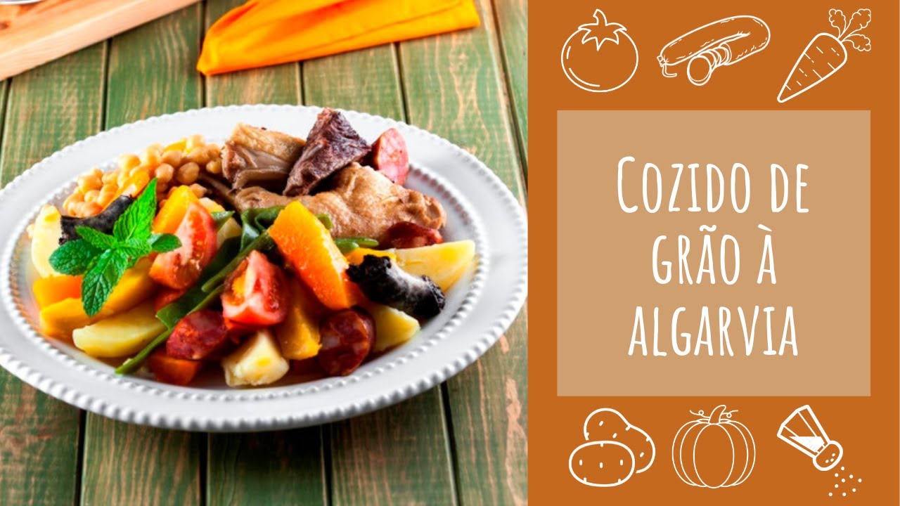 Cozido de grão à algarvia (receita fácil) - TeleCulinária